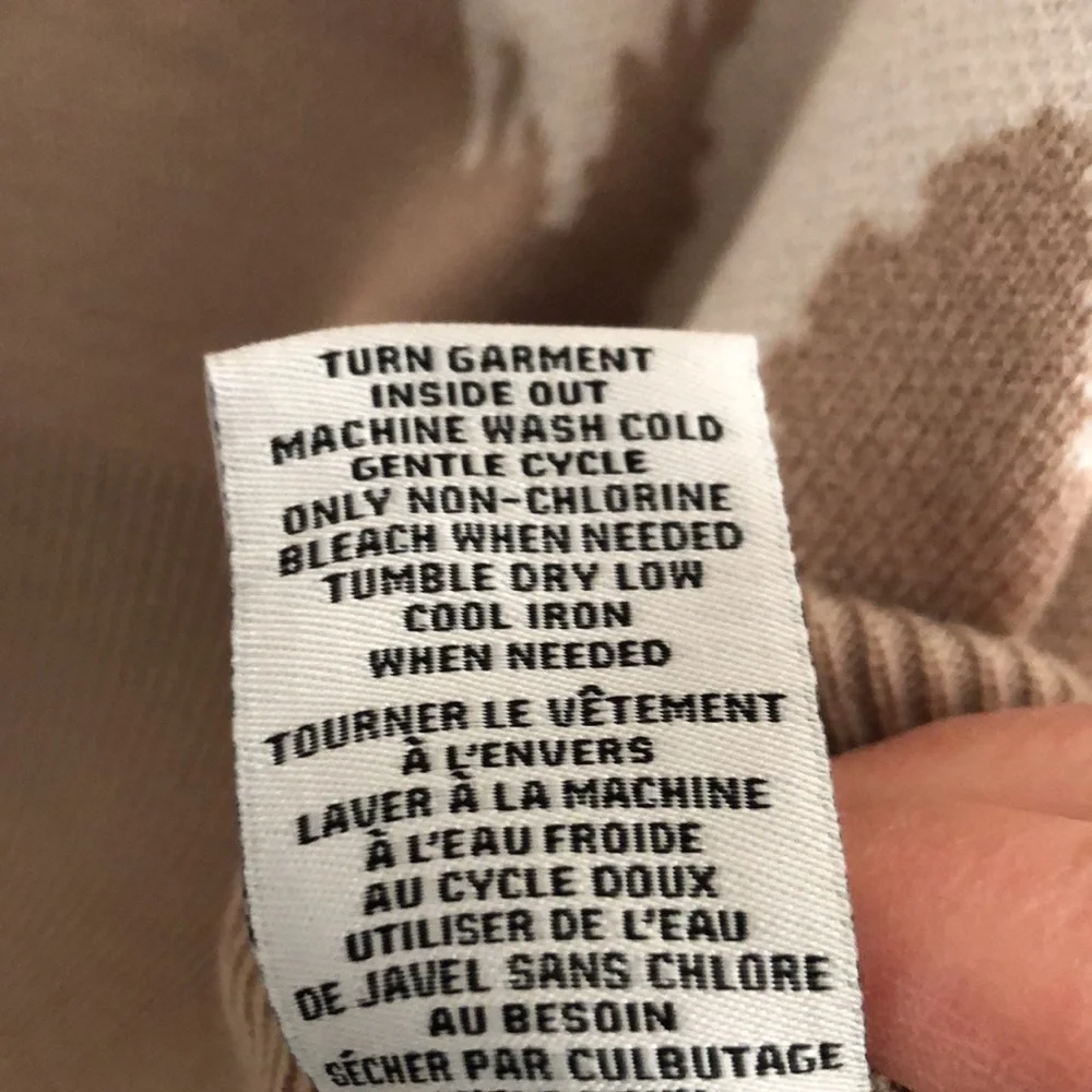 Jason Wu Tan Sweater with White Horse Design